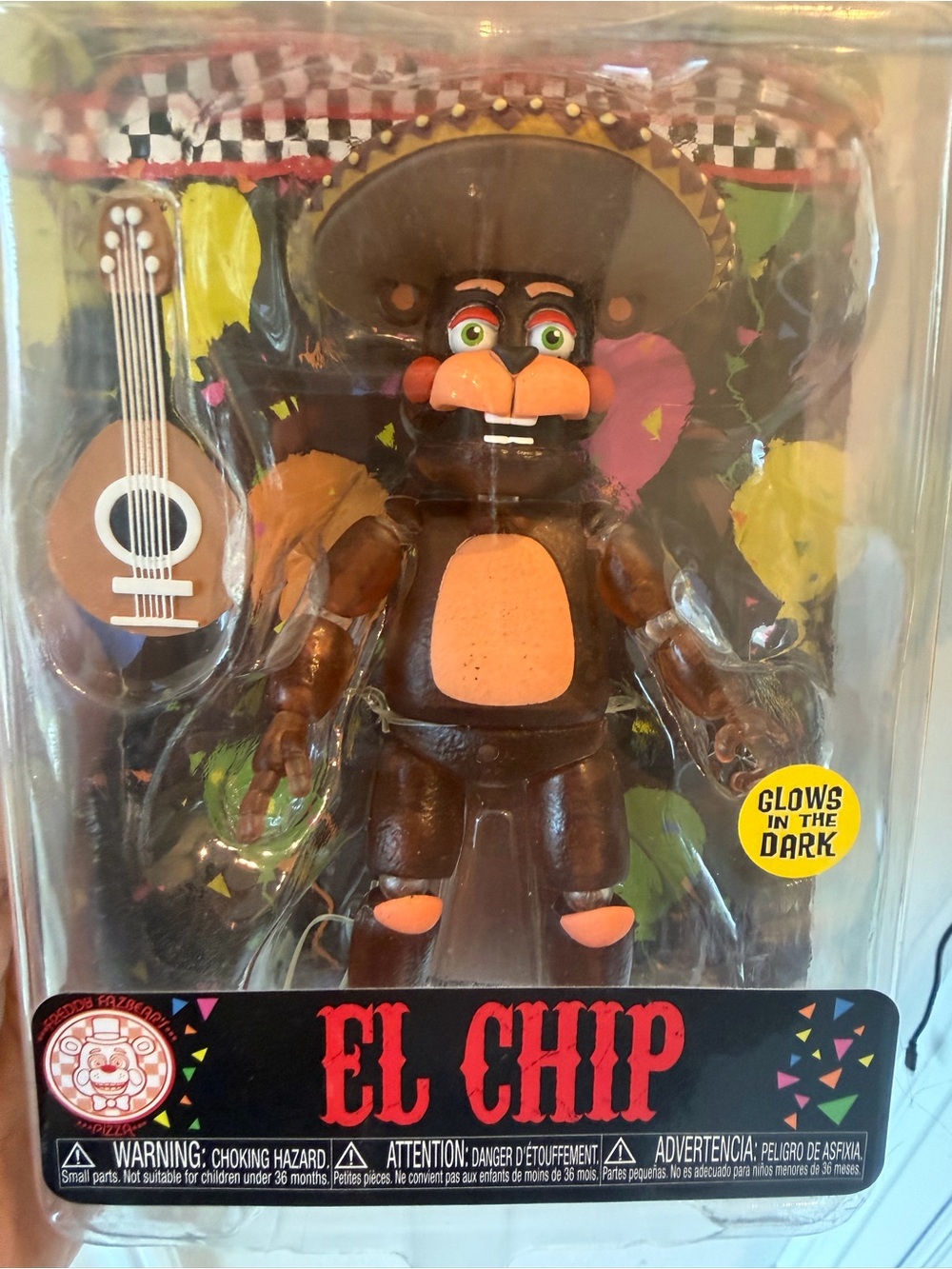 Funko El Chip Brown and Orange Glow-in-the-Dark Figure
